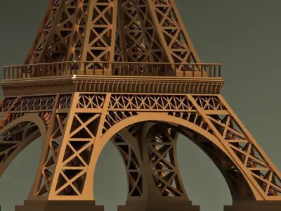 Eiffel Tower 3D model get