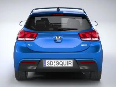 Kia Rio 2021 3D model purchase