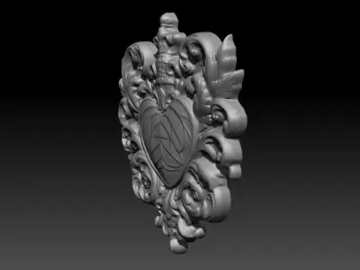 Bas relief Frame 240506 07 3D print model