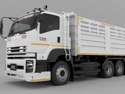 ISUZU DECA-FXZ360 add Canvas 3D model
