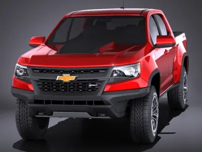 Chevrolet Colorado ZR2 4-door CG 2017 3D model