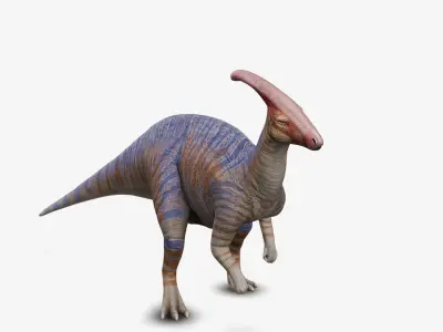 Parasaurolophus 3D model