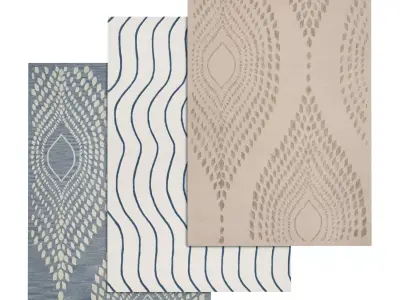 Rug Set 2313 3D model