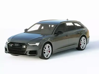 Audi S6 Avant 2020 3D model