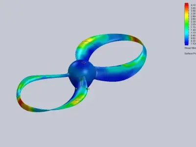 Toroidal propeller for drones and planes 3D print model