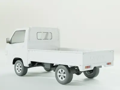 Suzuki Carry Pickup 2020 3D Model 3D model