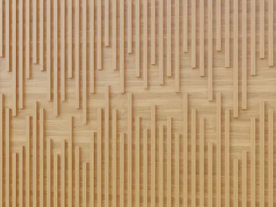 Wall wood V04 for your interior wall wood 3D model