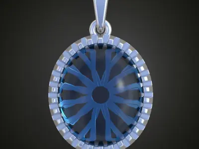Pendant model 3D 0247 printable model Free 3D print model