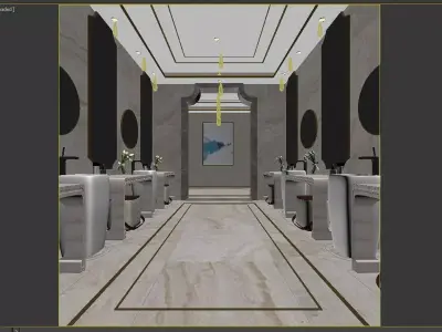 Locker room  3D model