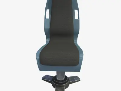 3D SCI FI ARMCHAIR Low-poly 3D model