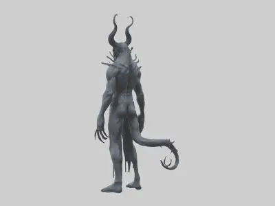Blackened fiend model 3D model