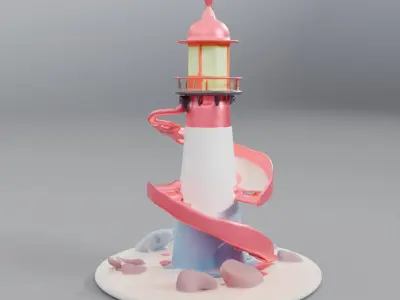 lighthouse 3D model shop