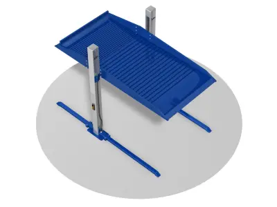  Two tier car parking 3D model