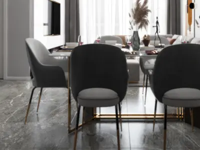 Luxury Modern Restaurant 3D model