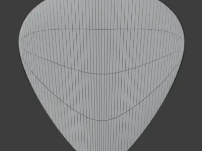 Guitar Pick - High-Quality  Free low-poly 3D model