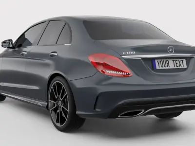 Mercedes-Benz Classe C AMG line Berlina 2018 3D model