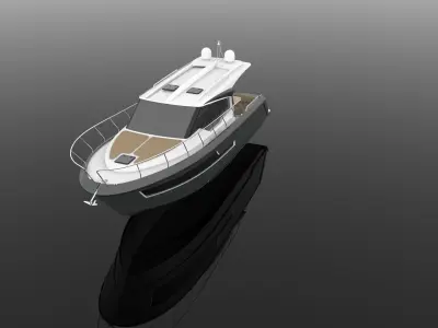 SPORT CRUISER BOAT 3D model