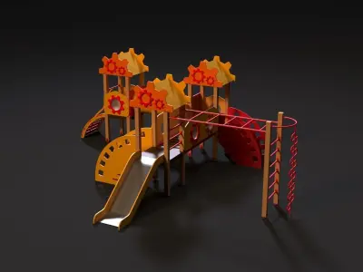 Children playground 3D model