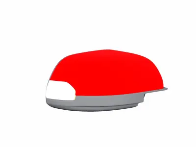 RT Side mirror Low-poly 3D model