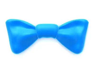 Bow tie  Low-poly 3D model