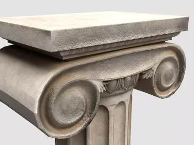Pillar01 Low-poly 3D model