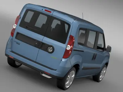 Vauxhall Combo Tour ecoFLEX H1L1 2015 3D model