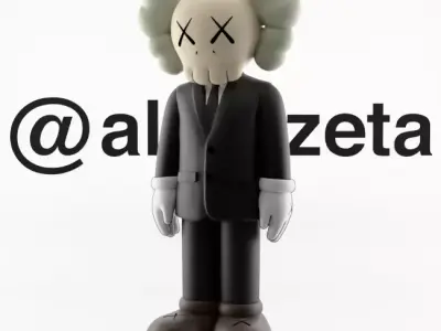 Kaws Companion Dior Textured 3D model