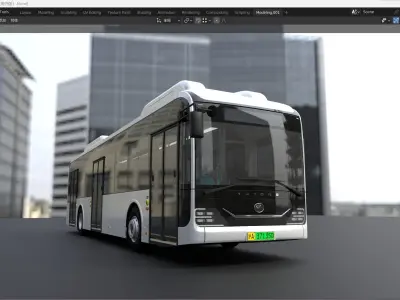 yutong E12 3dbus 3D 3D model