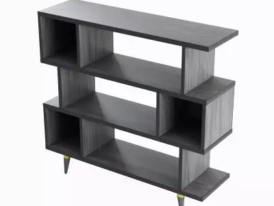 Modern Bookshelf 03  3D model