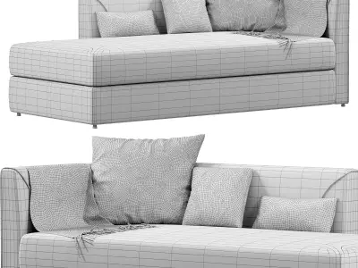Night  Day Sofa By Bodema 3D model