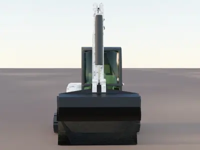 331 Compact Mini Excavator Crane 3D model