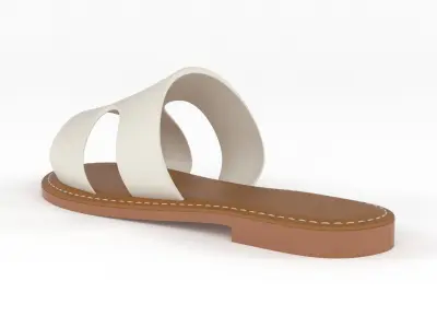 Women Slide Sandal 3D model