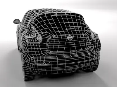 NISSAN JUKE LOWPOLY Low-poly 3D model