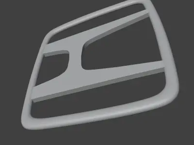 Honda emblem Low-poly 3D model
