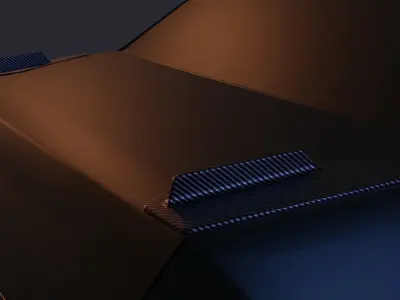 Mitsubishi EVO VOLTEX spoiler wing attachment pad 3D print model