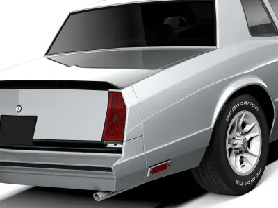 Chevrolet Monte Carlo 1986 3D model