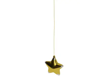 Christmas star decor 3D model