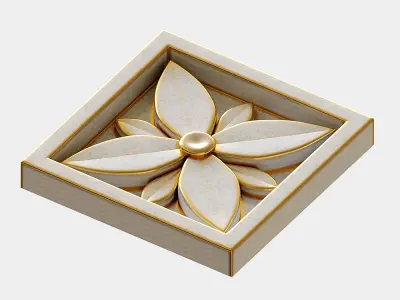 Rosette 02  3D model