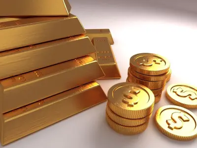 goldbar metal precious value casino scanned 3D model