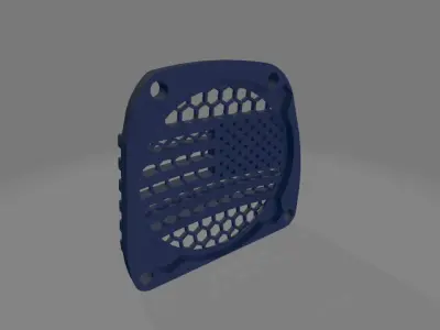 Speaker enclosure for Harley Davidson front lowers - American 3D print model