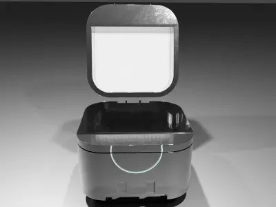 Sci Fi box Free 3D model buy