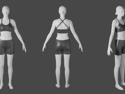 Sport Clothing Free 3D model