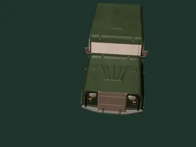 Low Poly Cars land rover Low-poly 3D model