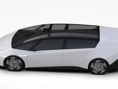 Honda Saloon 0 Concept Car HighPoly 3D model