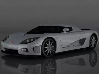 Koenigsegg CCX Low-poly 3D model