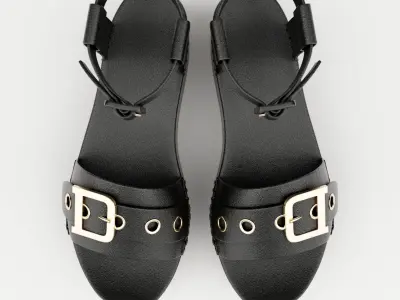 Wedge Sandal 3D model