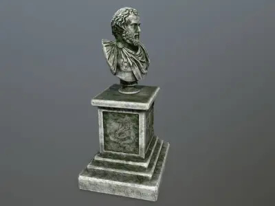 Marcus Aurelius  1 Low-poly 3D model