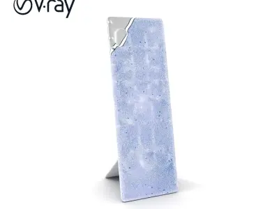 Modern Metal Display Stand Model Pack Low-poly 3D model