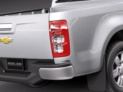 Chevrolet Colorado 2012 Double Cab 3D model