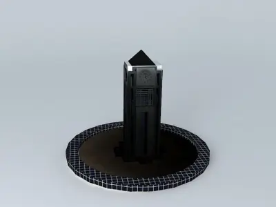 Karaman Town Square - Clock Tower Free 3D model